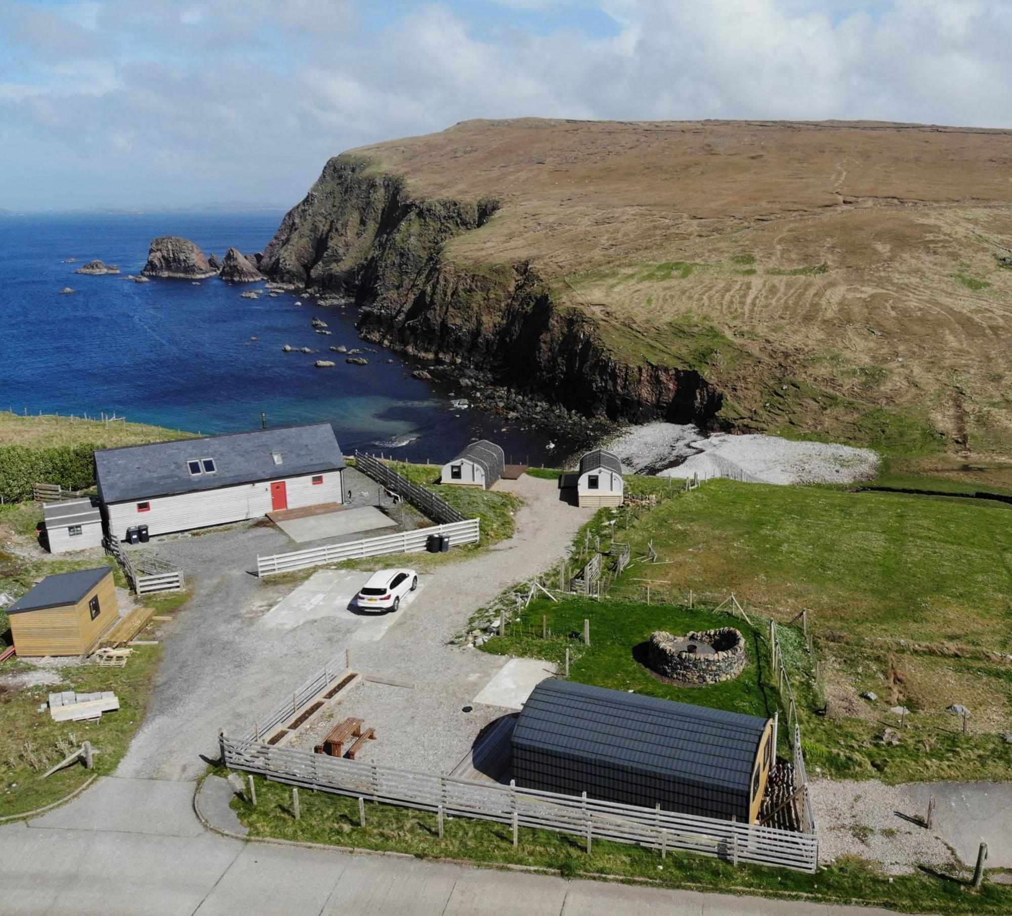 Seapods - Isle Of Lewis - Luxury En-Suite Pods On The Edge Of The Atlantic Ocean Aird Uig Exterior foto